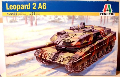 Italeri Plastic Kit No 6435 1:35 Scale Leopard 2 A6 Battle Tank