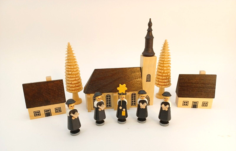 Knuth Neuber Erzgebirge Kurrende Bunt 204/031b - RaritÃ¤T - Neu & Ovp