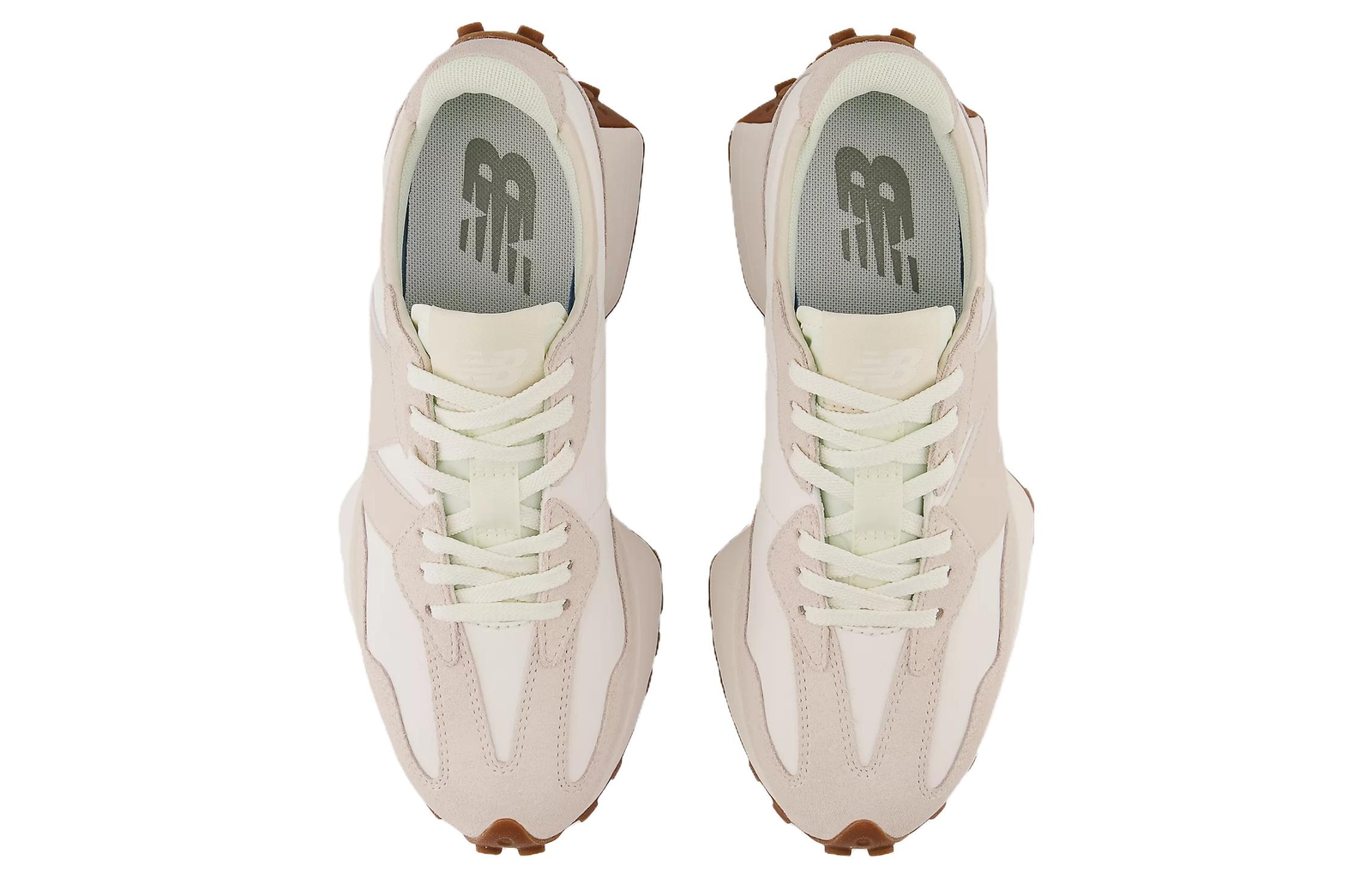 New Balance 327 Low Moonbeam Timberwolf W - WS327AN | eBay