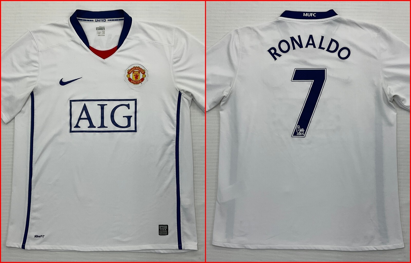2009マンチェスター・ユナイテッド No.7 RONALDO 07/09マンチェスター・ユナイテッド No.7 RONALDO 2009