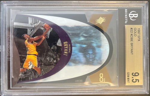 1996-97 SPx Die-Cut GOLD Kobe Bryant RC Rookie Card #22 BGS
