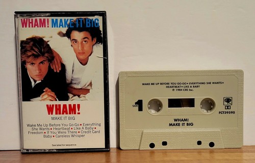 ワム！Make It Big【カセットテープ / レア / ヴィンテージ】 VINTAGE WHAM! MAKE IT BIG CASSETTE TAPE | eBay