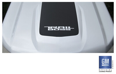 2019 20 21 22 23 24 Chevy Silverado 1500 Matte Black Trail Boss Hood Decal