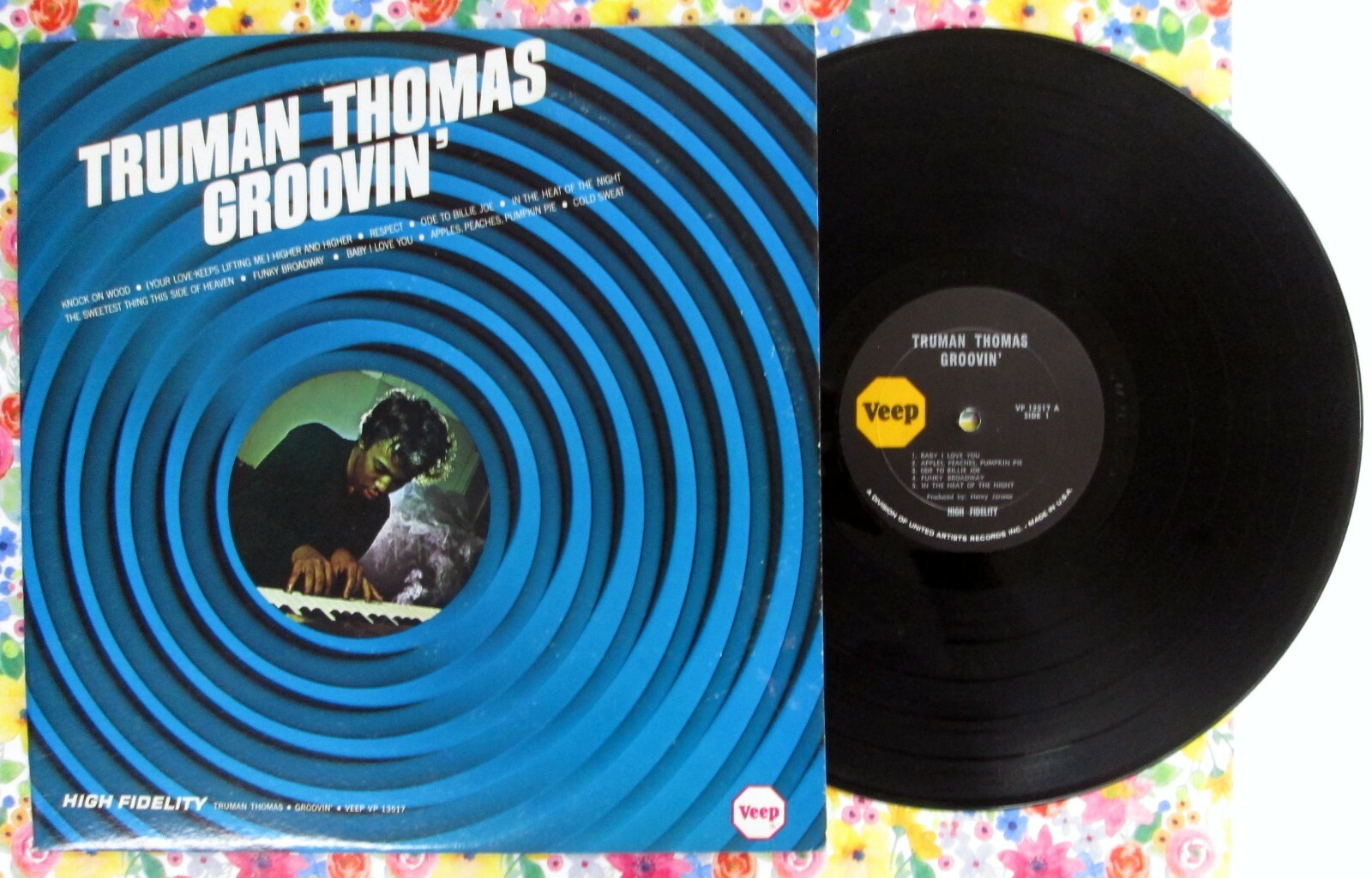 TRUMAN THOMAS Groovin' 1967 VEEP High Fidelity MONO LP R&B