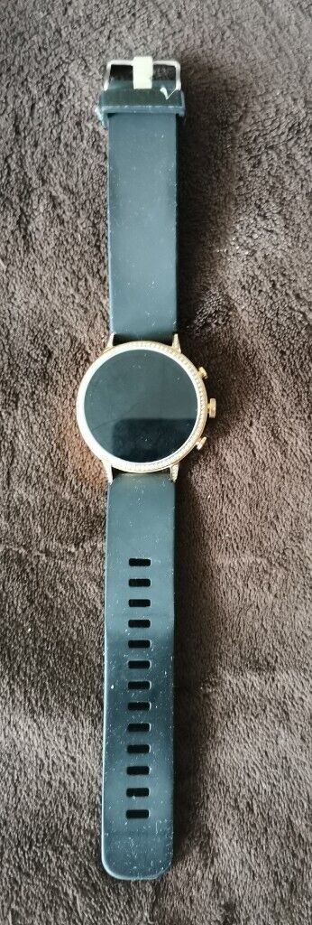 Fossil Generation 4 Smartwatch Rose gold,black strap.Powered by OS Google.Original charger | in