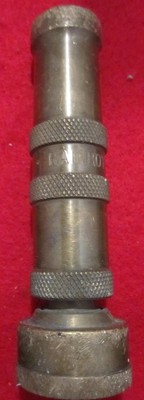 3 VINTAGE GARDEN BRASS HOSE NOZZLES ARTISAN RAINBOY