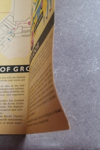 1958 Brussels Exhibition Pavilion of the USSR Guide Brochure