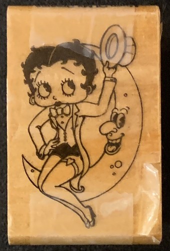 Rubber Stampede Betty Boop Moon Of My Dreams Rubber Stamp | eBay