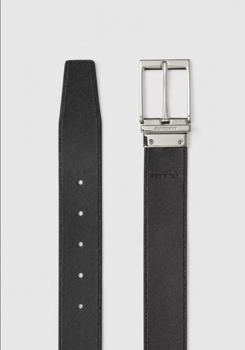 Pre-owned Burberry Reversible Belt Men In Multicolor