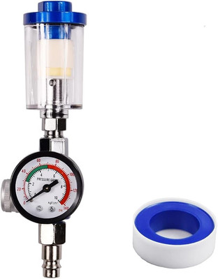 1/4'' Air Compressor Oil Water Separator for Spray Gun,Spray Paint Kit Air Regula