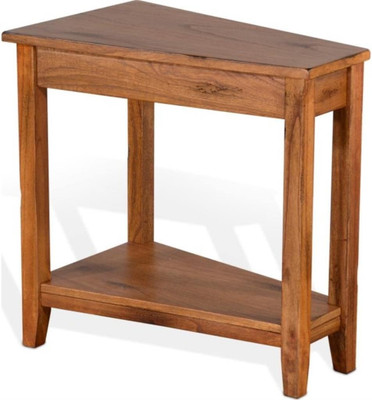 Sedona 16'' Transitional Wood Chair Side Table in Rustic Oak
