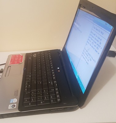 Damaged hp compaq presario cq60 laptop and charger