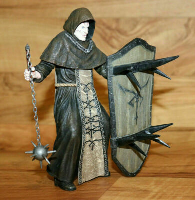開封品 正規品 NECA バイオハザード ロス・イルミナドス Monks 骸骨 Resident evil 4 ILLUMINADOS MONKS Shield Monk Action Figure