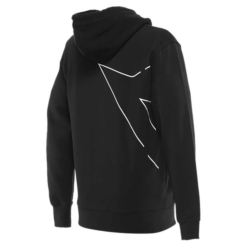 Sweatshirt hoodie DAINESE OUTLINE HOODIE DAINESE BLACK