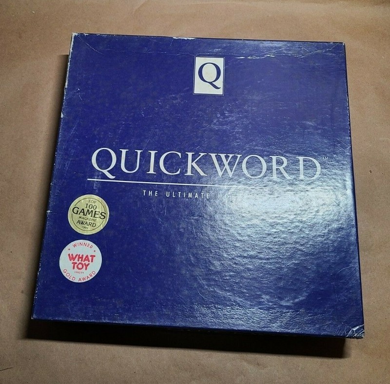 Quickword: The Ultimate Word Game (1991) Board Game – Board Game Guys