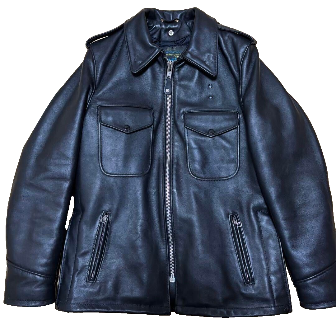 Schott ポリスマンジャケット 602US 36 レザーライダースジャケット Schott N.Y.C ショット 602US レザーポリスマンジャケット 7167