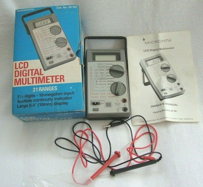 Micronta Multimeter 22 194 Owners Manual