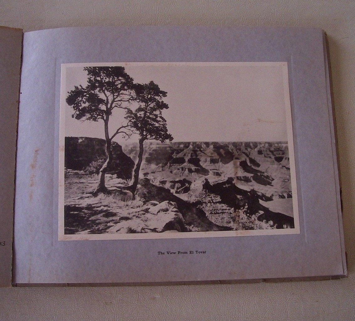1920's GRAND CANYON NATIONAL PARK IN PHOTOGRAVURE Photos Book  El Tovar Hotel AZ
