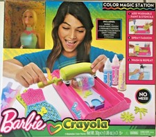barbie crayola color magic station
