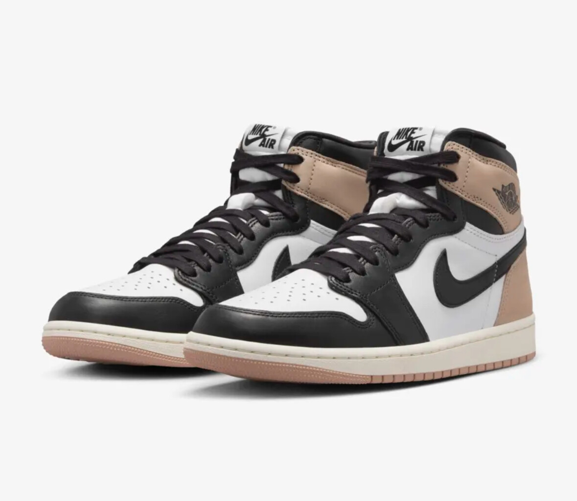Pre-owned Nike Women Air Jordan 1 Retro High Og "latte" Fd2596-021 Ship Now In Beige