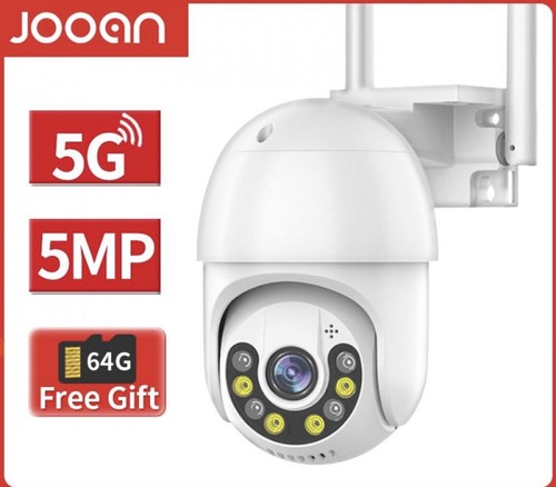 JOOAN 5MP PTZ Wi-Fi IP Camera With 64G SD Card 4x Zoom Night