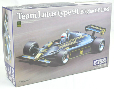 Ebbro Team Lotus Type 91 - 1982 Belgian GP 1/20 Formula 1 F1