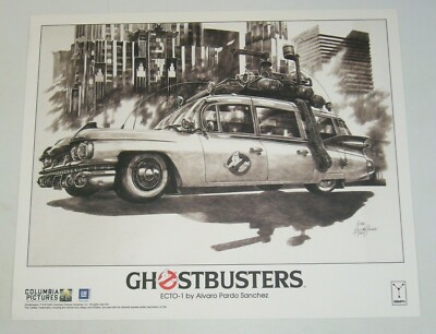 Bilder Drucke 100x50cm Auto Ecto 1 Poster Leinwand Druck Ghostbusters Mobel Wohnen Blowmind Com Br
