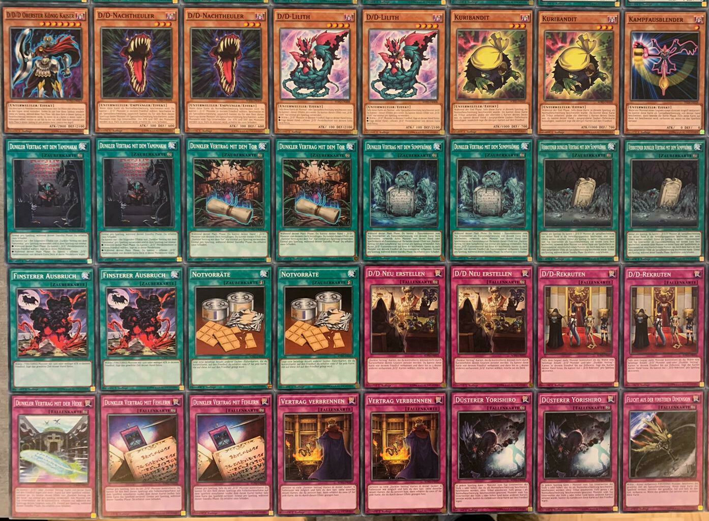 Yu-Gi-Oh DDD Deck Pendel-Deck (Beowulf Siegfried Apokalypse Orthros Trance)