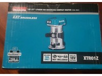 BRAND NEW MAKITA 18V LXT XTR01Z BRUSHLESS CORDLESS ROUTER