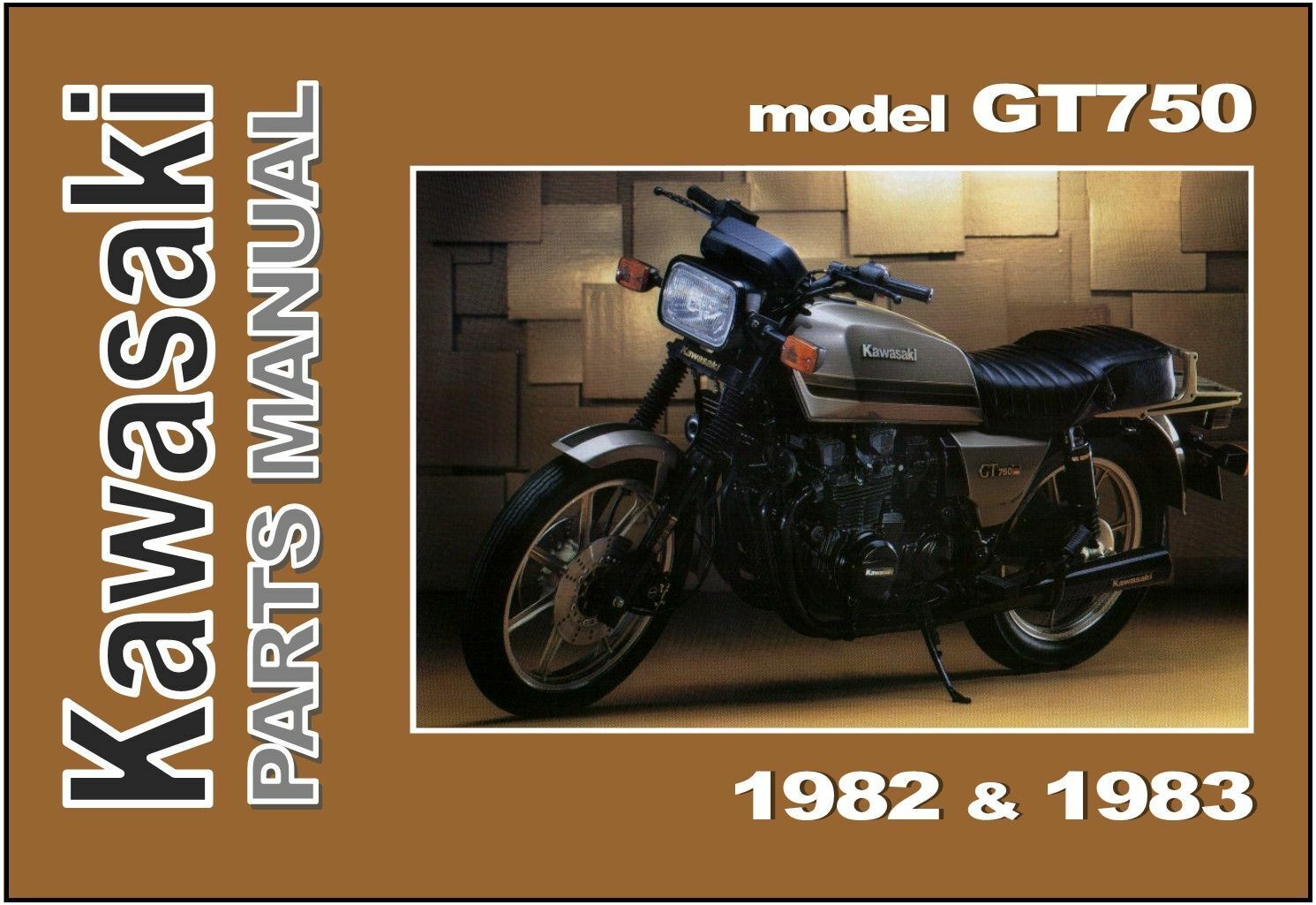 KAWASAKI Parts Manual GT750 Z750P Shaft 1982 & 1983 KAWASAKI Parts Manual GT750 Z750P Shaft 1982 & 1983