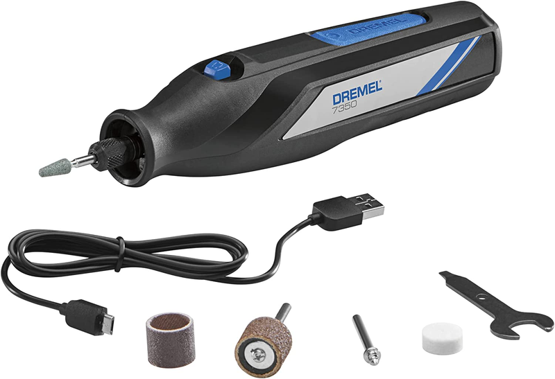 Dremel Single-Speed Electric Cordless Rotary Tool Kit with Battery+7 Accessories