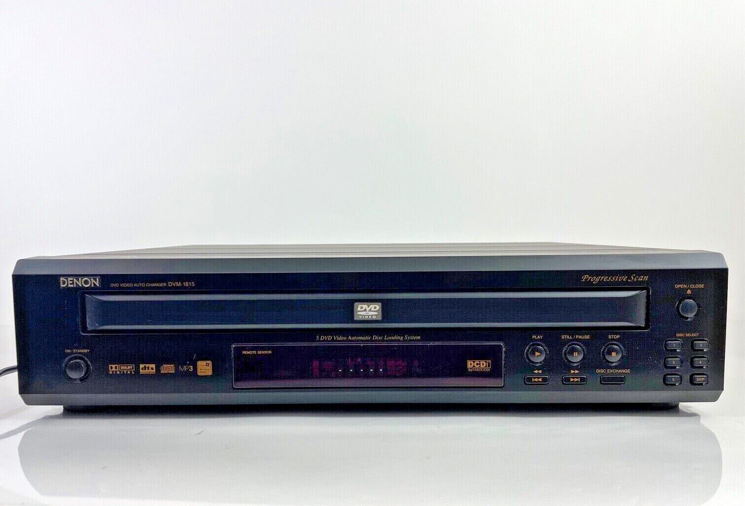 Denon DVM-1815 DVD Video 5-Disc Carousel Player | DVD-RW