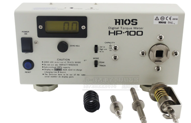 HIOS HP-100 power granted torque, electric torque tester approved