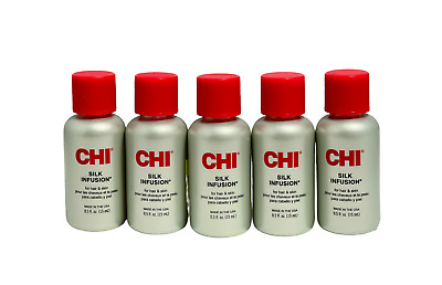 CHI Silk Infusion For Hair & Skin 0.5fl.oz./15ml *LOT OF 5* New