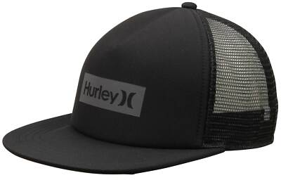 

Кепка Hurley One and Only Square Trucker, черная, новинка, Черный