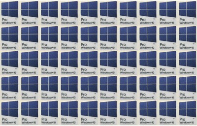 50 pcs Window 10 Pro violet fade Blue color GLITTER SPARKLE sticker 16mm x 23mm