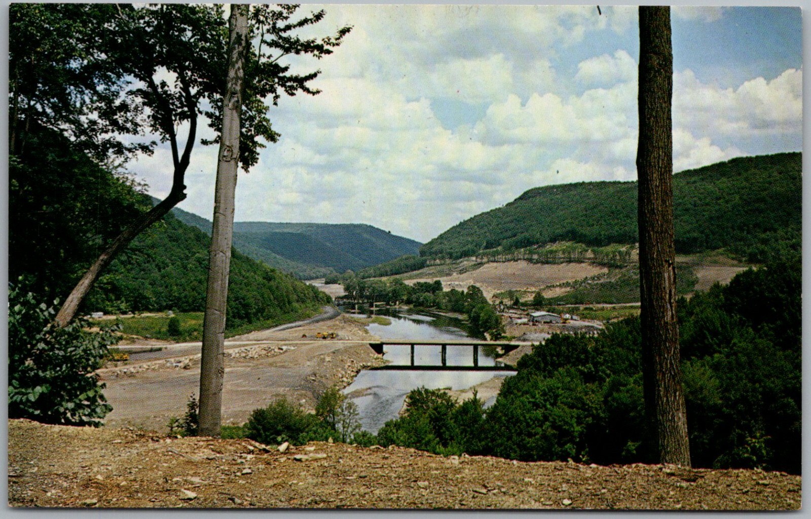 Allegheny Dam & Reservoir Kinzua Dam Pennsylvania Postcard