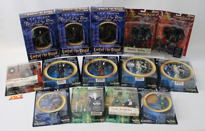 Lot of 14 Lord of the Rings LOTR Figures Middle Earth Toys 1998-2000 Toy Vault