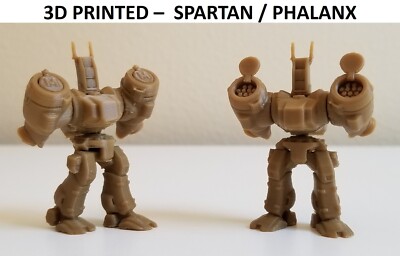 3D Printed Robotech RPG Tactics Spartan/Phalanx Destroid Macross - Set of 2