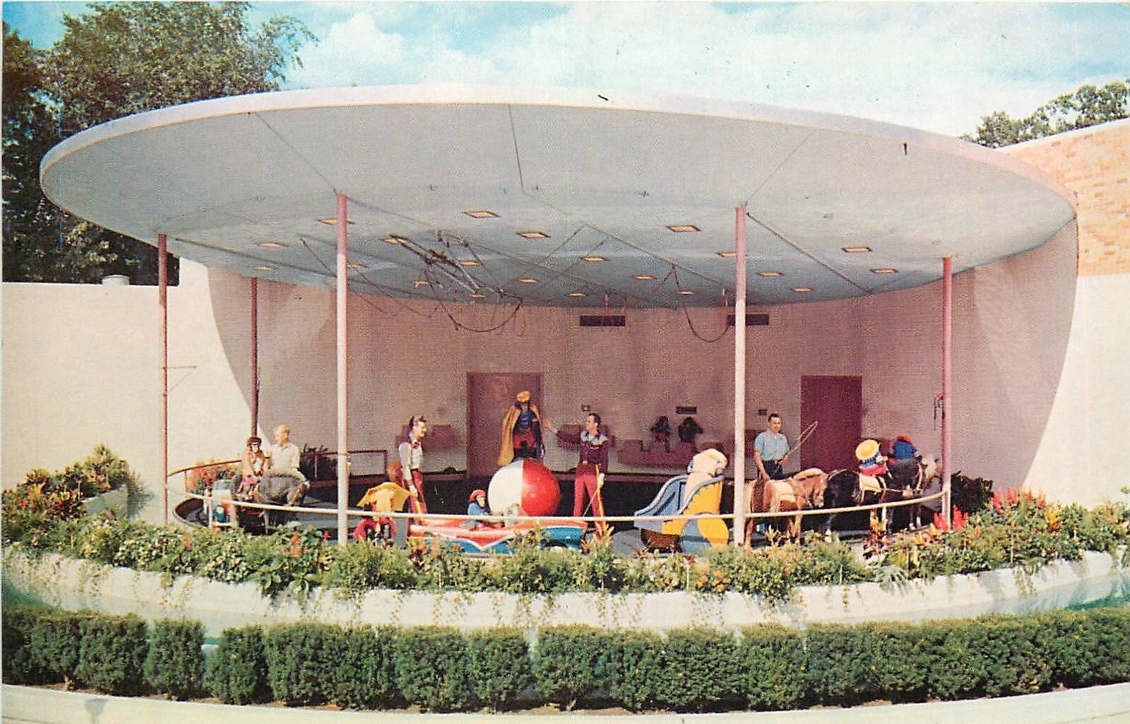 Detroit Michigan 1950s Zoological Park Holden A[amphitheater