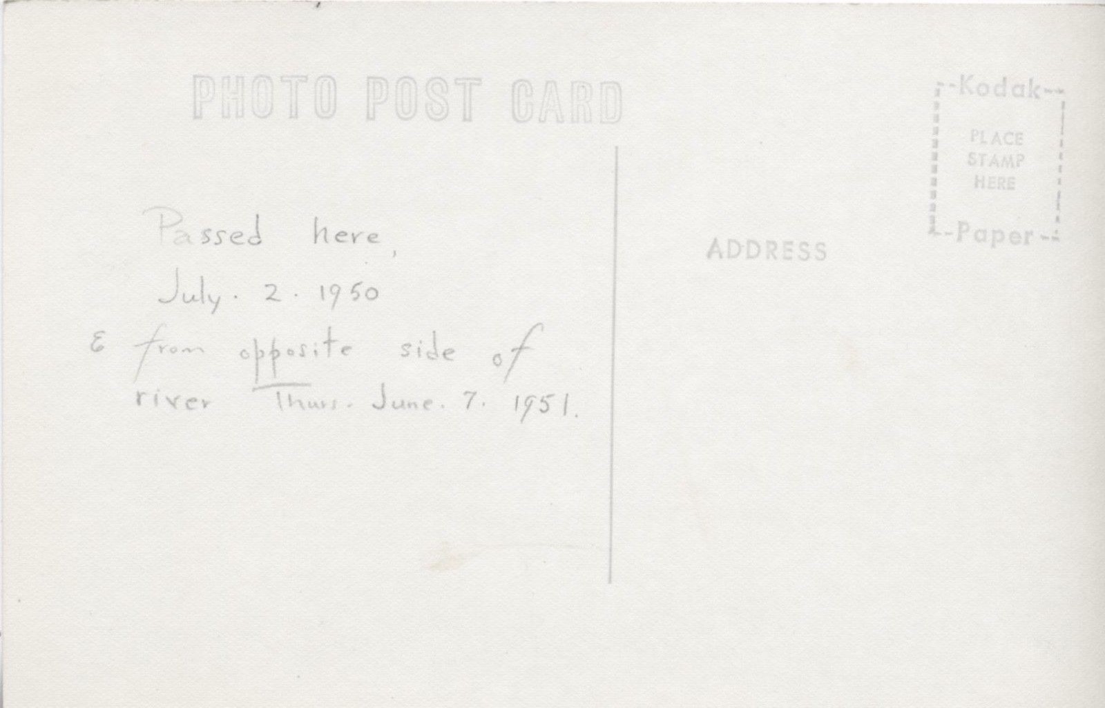 Beacon Rock ~ Columbia River Highway Oregon OR ~ Vintage RPPC Postcard