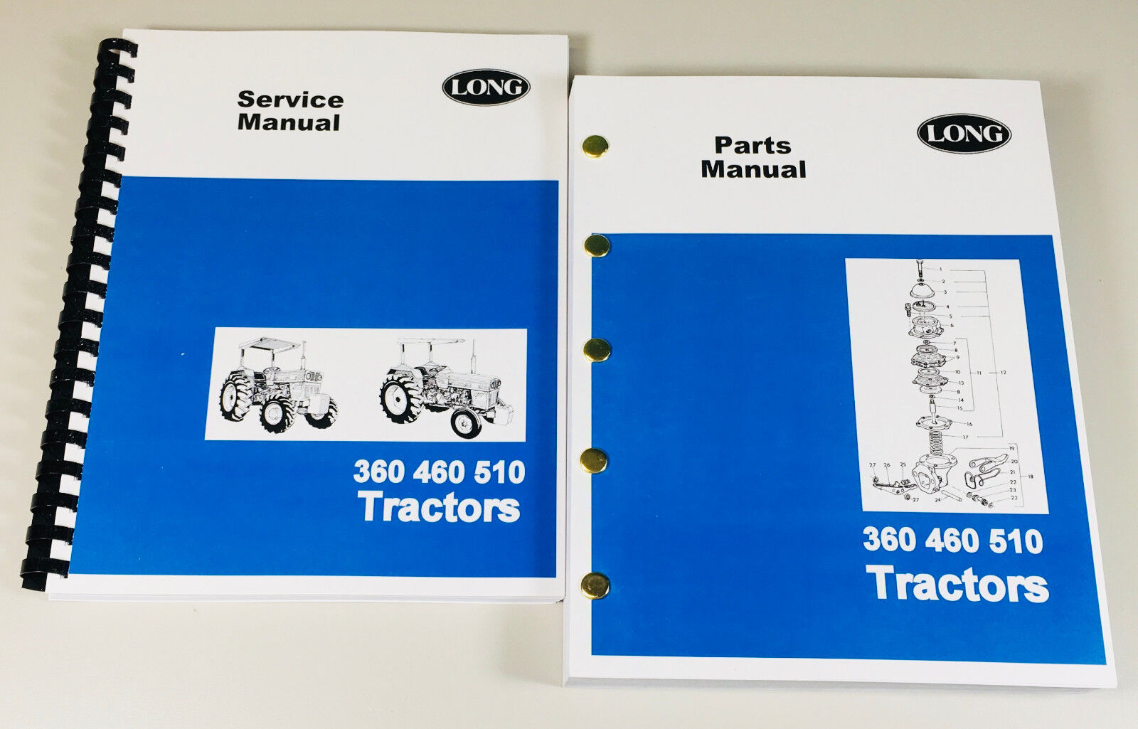 LONG 2360 2460 2510 TRACTOR SERVICE REPAIR SHOP MANUAL PARTS CATALOG