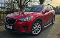 2013 63 REG MAZDA CX-5 2.2D (175) SPORT NAV MANUAL + LEATHER + NAV + FSH +
