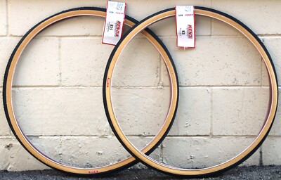 Two (2) Pack Kenda K35 Gumwall 27 x 1-1/4'' Road Bicycle Tires Wire Bead (1-Pair)
