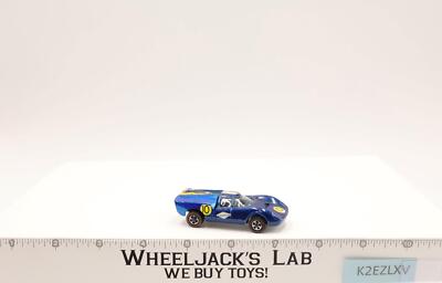 Lola GT70 Blue 1968 Mattel Redline Hot Wheels Vintage RL