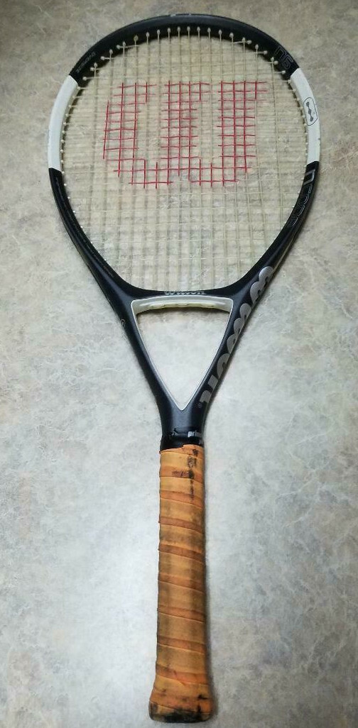 A Wilson Ncode N6 Oversize Tennis Racquet