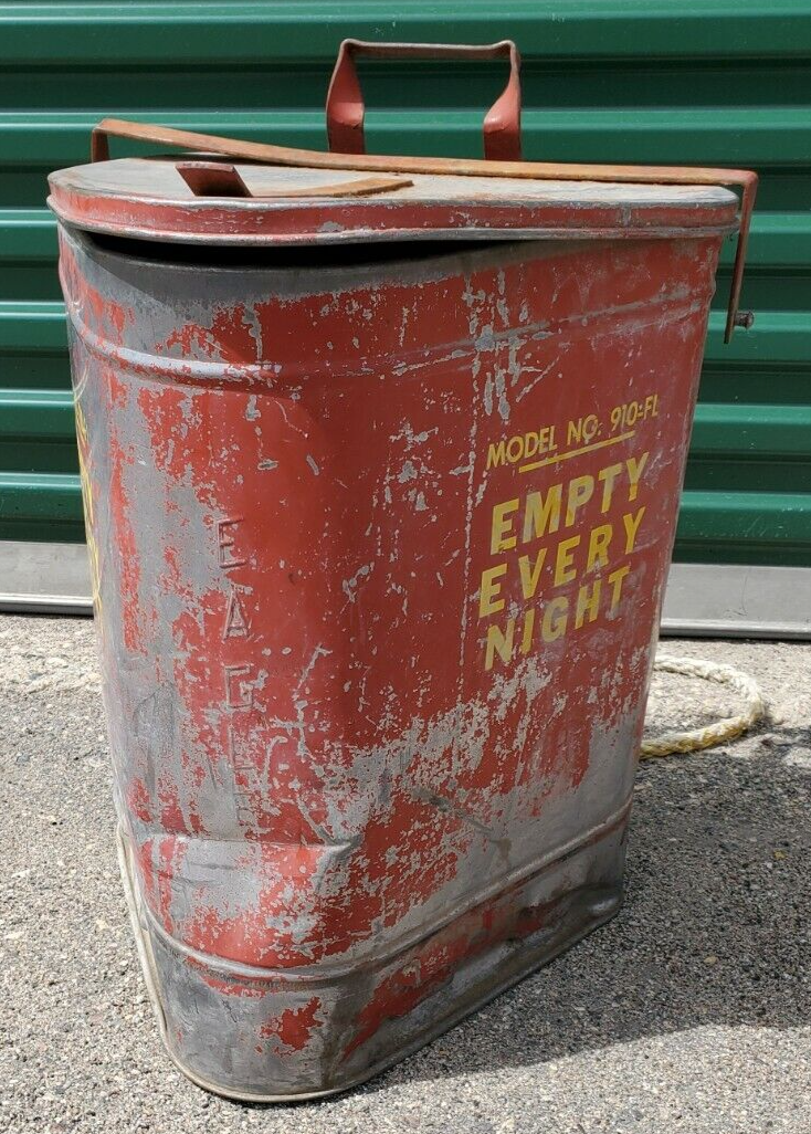 SEVENSTAR　TRASH CAN  VINTAGE Amazon.com: Z&Z ornamentorum Retro Kitchen Trash Can with