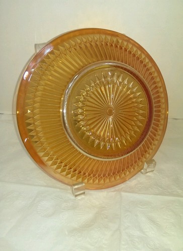 Vintage Jeannette Marigold Carnival Glass Anniversary Soup Cereal Bowl