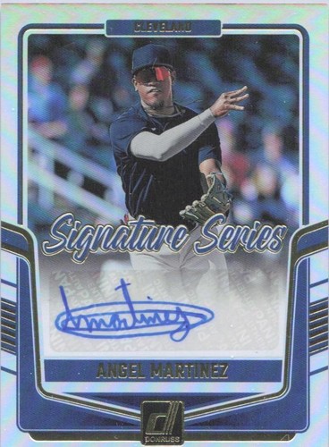 2024 Donruss Signature Series Auto #SS-AM Angel Martinez