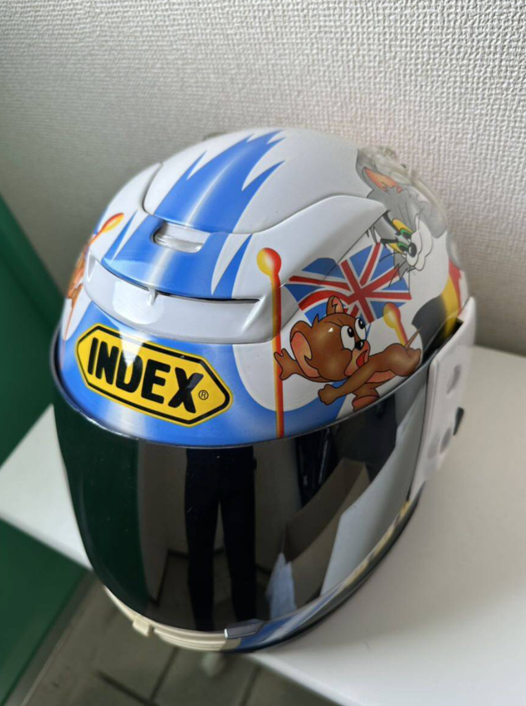 INDEX Full Face Helmet Tom & Jerry L Size Used Good